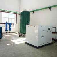 Chine Top10 marques de compresseurs d'air comprimé 30 KW 40 HP compresseur d'air à vis à entraînement par courroie pour machine à conduits