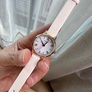 Venta caliente redondo hermoso señoras relojes para mujer chica Lizared patrón correa de reloj cuarzo minimalista relojes de pulsera de alta calidad - Product Image 6