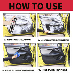 Aerosol limpiador de motor de coche espumoso de alta resistencia para piezas de superficie de lavado automático removedor de manchas de polvo - Product Image 4