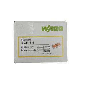 ขั้วต่อ WAGOS <span class=keywords><strong>221</strong></span>-<span class=keywords><strong>615</strong></span> แบบใส <span class=keywords><strong>221</strong></span> <span class=keywords><strong>615</strong></span> 5 ขา สำหรับสายขนาด 0.5 มม.² ถึง 6 มม.² ตัวเชื่อมต่อแบบเร็ว 41A ขั้วต่อ 5 ทาง <span class=keywords><strong>221</strong></span>-<span class=keywords><strong>615</strong></span> - Product Image 3