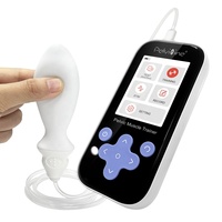KM500Pro Tonificador de Kegel Portátil para Mujeres, Juego de Entrenamiento de Kegel, Modos de Entrenamiento, Estimulación Neumática, Entrenador de Músculos Pélvicos, ABS Médico, 2.8 Pulgadas