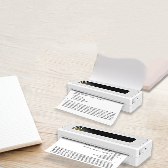 New Come Portable Printer A4 Paper Thermal Laber Printer with BT Connect for School Exam Printer Machine A4 Paper