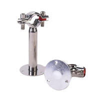 Collier de serrage réglable pour tuyaux, support de fixation pour conduites d'eau et de gaz