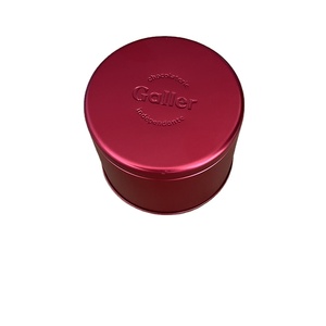 Boîte en fer blanc ronde personnalisée avec impression offset pour chocolats et thés, et logo sur mesure - Product Image 5