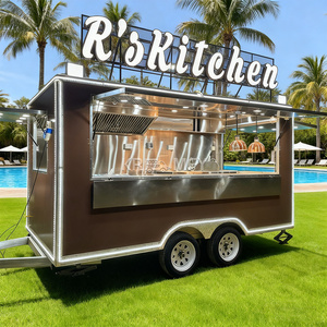 Remolque Móvil Personalizado para Tienda, Carro Multifuncional para Concesiones, Remolque para Restaurante al Aire Libre, Camión de Comida con Ventana de Servicio Comercial - Product Image 1