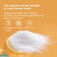 Accessoires pour animaux de compagnie, brosse de toilettage pour chiens, brosse confortable, sûre et portable pour enlever les poils d'animaux, brosse pour chat