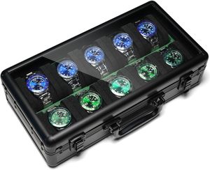 <span class=keywords><strong>2025</strong></span> khe cắm khóa hợp kim nhôm trường hợp đồng hồ với khóa tùy chỉnh OEM/ODM thu hiển thị hộp lưu trữ cho đồng hồ - Product Image 3