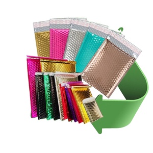Enveloppes à bulles noires et roses 100 % biodégradables 4*7 6*9 pour expédition, sacs d'emballage rembourrés avec bulles, vente en gros - Product Image 3
