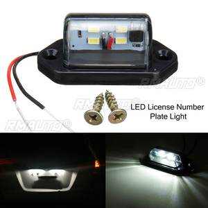4 pièces, 12V 24V, 4 LED, éclairage de plaque d'immatriculation de voiture, camion, lampe arrière, feu arrière pour remorque, bateau, camping-car - Product Image 3