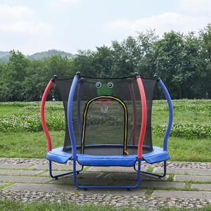 <span class=keywords><strong>Trampoline</strong></span> Zoshine pour enfants de 3 à 8 ans - <span class=keywords><strong>Trampoline</strong></span> pour tout-petits de 5 pieds <span class=keywords><strong>avec</strong></span> filet, balles océaniques, sac de boxe, <span class=keywords><strong>trampoline</strong></span> d'intérieur pour enfants - Product Image 3