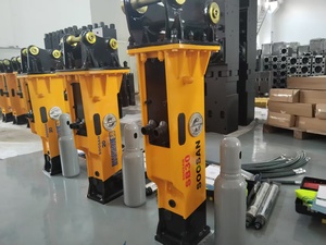 Nouveau brise-roche hydraulique pour SB 30, type boîte, silencieux avec moteur pour mini-excavatrices, chargeuses compactes Bobcat, roches dures - Product Image 5