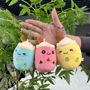 ミルクティーカップペンダントぬいぐるみ人形ぬいぐるみBobaおもちゃキーチェーン子供ギフトかわいいぬいぐるみキーチェーン - Product Image 2