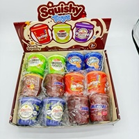 Nouveauté Jouet Squishy en PU en forme de billet de banque (Dollar, Euro) pour le soulagement du stress et la relaxation