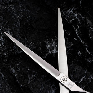 HUASIS HU2-75 7,5 inch rechte schaar met draaibare enkele duimring 440C schaar voor hondentrimmen Gratis verzending - Product Image 4