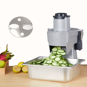 Trancheuse à <span class=keywords><strong>légumes</strong></span> et fruits commerciale, machine à découper <span class=keywords><strong>en</strong></span> cubes multifonctionnelle motorisée - Product Image 2