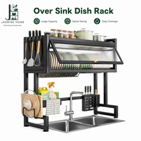 Égouttoir à vaisselle métallique triple couche, gain de place, multifonctionnel, pour l'organisation domestique et l'utilisation en restaurant