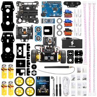 Kit de voiture intelligente Tscinbuny ZYC0114 4WD Ackerman V2.0 ESP32 avec caméra, multifonction, évitement d'obstacles, WiFi sans fil, montage DIY
