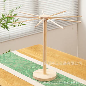 Égouttoir à pâtes en bois massif, détachable, pour le séchage des nouilles fraîches, idéal pour la maison - Product Image 3