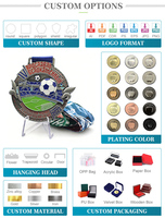 Medallas Deportivas de Metal con Logotipo Personalizado a Precio de Fábrica, Hermosas Medallas Virtuales para Eventos Deportivos, Fisicoculturismo, Fútbol, Hockey