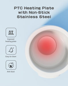 Fonction d'isolation intelligente, chauffe-lait intelligent multifonctionnel, <span class=keywords><strong>électrique</strong></span>, facile à nettoyer, chauffe-biberon pour bébé - Product Image 4