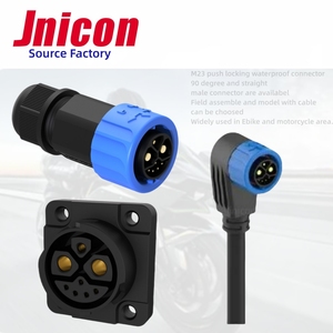 Cổng kết nối nhanh khóa nhanh pin Lithium xe máy điện Jnicon Electric Bicycle M23 2+1+5 50A, chống nước IP67, mới - Product Image 1