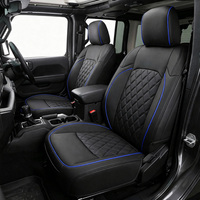 Fundas de Asiento de Coche Personalizadas GANE, Exclusivas, Completamente Cerradas, de Cuero Nappa, para Subaru, Ford, GMC, Jeep Wrangler, Civic, para Todas las Estaciones