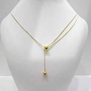 OEM plata 925 sterling Silver 18K Gold Plated Minimalist Pendant Necklace Everyday <b>cheap</b> pearl Blue stone ladies <b>Chain</b> necklaces - Product Image 4