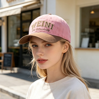 Gorra de Béisbol Unisex de Algodón de 6 Paneles, Ajustable, con Logotipo Bordado Étnico a Rayas, Estilo Europeo Vintage, 58-60cm, Venta al Por Mayor