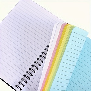 선물용 나선형 바인딩 노트북이있는 맞춤형 A5 다채로운 종이 노트북 <span class=keywords><strong>PP</strong></span> 커버 인쇄 스타일 - Product Image 3