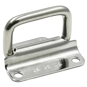 <strong>Door</strong> Handles Furniture Hardware Accessories Stainless Steel Folding Pull Handles Cabine Drawer Pull <strong>Knobs</strong> Cupboard Wardrobe - Product Image 3