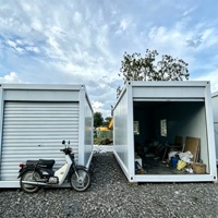Maison conteneur préfabriquée moderne de haute qualité (20-40 pieds), étanche, pour logement temporaire, à prix d'usine abordable