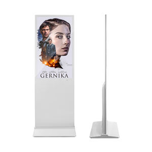지면 대 43 55 인치 실내 4K 미디어 플레이어 터치스크린 수직 광고 스크린 전시 LCD 디지털 방식으로 Signage - Product Image 4