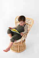 Meilleures ventes 2025 : Matelas de chaise enfant Bao Minh en rotin tressé à la main, qualité supérieure, confortable, design Ferme Royale, avec rangement dissimulé