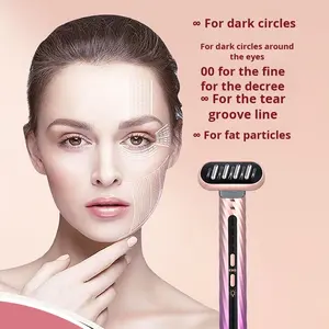 Dispositivo de belleza eléctrico multifuncional para el hogar, cabezal giratorio, luz colorida caliente, microcorriente, cuidado de los ojos, enchufe de EE. UU., eliminador de arrugas - Product Image 4