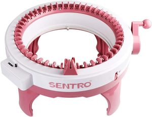 Tejedora Eléctrica Inteligente <span class=keywords><strong>SENTRO</strong></span> de <span class=keywords><strong>48</strong></span> Agujas con Adaptador, Contador de Filas, Manivela y Punta Hexagonal de Acero Automática - Product Image 3