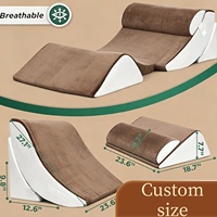 Coussin de soutien ergonomique multifonctionnel lavable pour la nuque, le bas du dos et les pieds, idéal pour la lecture et l'allaitement