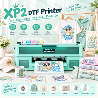 Imprimante DTF verte XP2 améliorée A3 XP600 13 pouces pour l'impression directe sur film pour vêtements, transfert thermique DTF, utilisation domestique et en studio