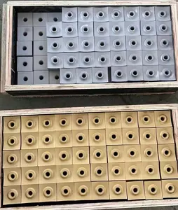 34 × 34 × 20 mm Ein-Wellen-Schredderklinge/Quadratmesser für Shreddermaschine