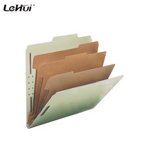 Placa de expansión para clasificación de archivos, carpeta de archivo para archivos médicos estándar/archivos de cliente de ley/de oficina, gris/verde, letras 2