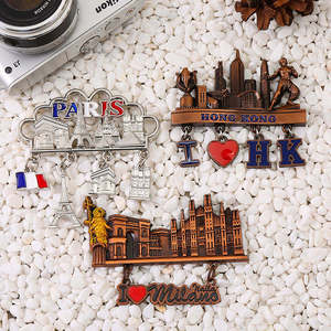 Du Lịch Tôi Yêu Hồng Kông Thành Phố Du Lịch Lưu Niệm 3D Kim Loại Tủ Lạnh Nam Châm Thiết Kế Tùy Chỉnh Kẽm Hợp Kim Mới Trang Trí Biểu Tượng Tùy Chỉnh Trung Bình - Product Image 2