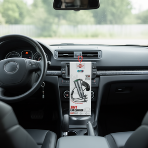 WEDOMUP Caricabatterie per auto 3 in 1 con uscita da 30 W CC-15 USB Type C per uso veicolare - Product Image 2