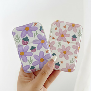 Specchietto Pieghevole a Forma di Fiore, <span class=keywords><strong>Specchio</strong></span> per Trucco per Dormitori Studenteschi, <span class=keywords><strong>Specchio</strong></span> Portatile da Mano e da Tavolo per Donne - Product Image 5