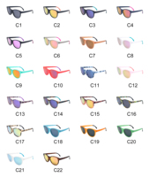 Lunettes de soleil polarisées rondes unisexes tendance 2024, protection UV400, lunettes de soleil pour femmes, style écaille de tortue