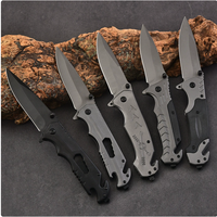 Couteau pliant de camping portable DIY OEM avec manche en alliage d'aluminium, lame en acier légère et durable pour la survie et le sauvetage