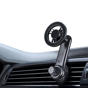 Longer Steel Hook Hands Free Magnético Air Vent Car Phone Mount para iPhone 16 Pro Max 15 14 13 12 Todos os Smartphones - Product Image 1