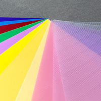 Feuille de plastique rigide en PP, surface mate, 0,25 mm, 0,5 mm, format A3, A4, découpe à la presse, feuille de polypropylène PP