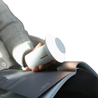 Lampe de table sans fil créative à commande tactile avec rendu d'ombres, ambiance lumineuse, lampe de nuit minimaliste, lampe portable en forme de champignon