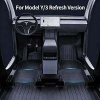 Tapis de sol de voiture en caoutchouc imperméable sur mesure pour passagers, tapis de voiture 3D TPE toutes saisons pour Subaru XV Crosstrek GTE 2018-2023