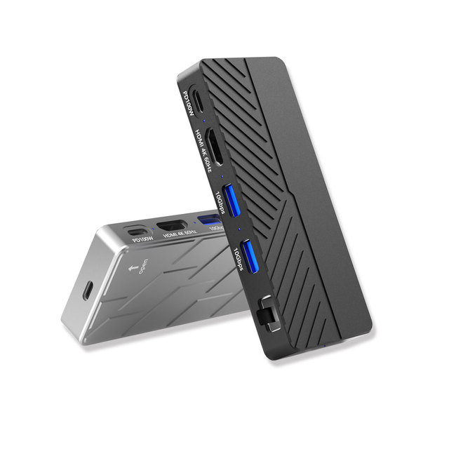 Hot Selling 20Gbps NVMe M2 SSD Enclosure Aluminum External Case for Laptop USB 3.2 Type-C Port Compatible NVMe 2230 2242 2260
