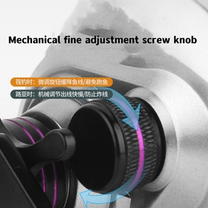 Moulinets de <span class=keywords><strong>pêche</strong></span> électrique pour <span class=keywords><strong>la</strong></span> <span class=keywords><strong>pêche</strong></span> en haute mer, nouvelle puissance de freinage, affichage lumineux, frein <span class=keywords><strong>magnétique</strong></span>, <span class=keywords><strong>pêche</strong></span> au gros gibier, 10 kg, métal argenté, 2 pièces - Product Image 3